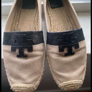 Tory Burch Espadrille canvas/calf leather size 10